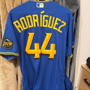 Seattle Mariners City Connect Elite Julio Rodriguez Jersey